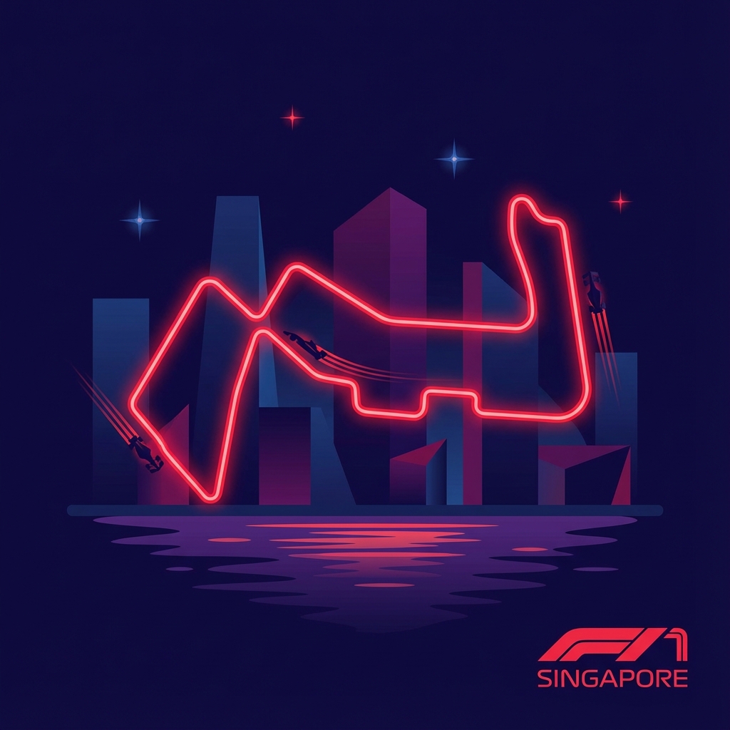 Marina Bay Street Circuit layout